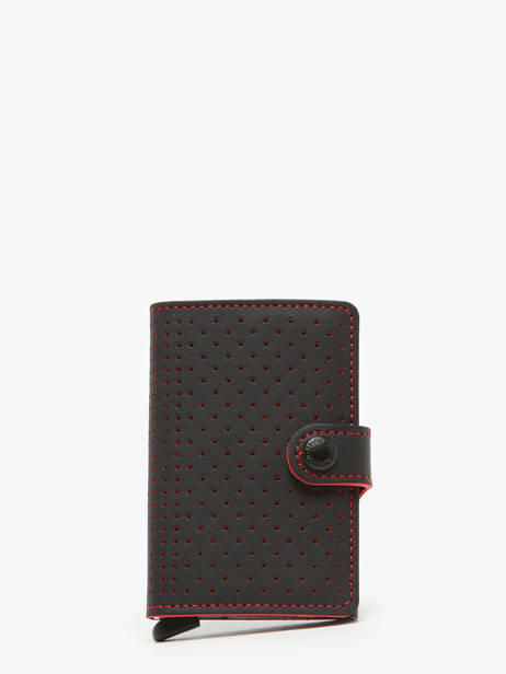 Kaarthouder Perforated Leder Secrid Zwart perforated MPF